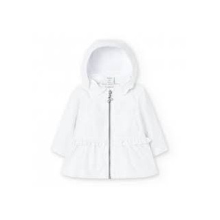 Parka Tejido Técnico Blanco