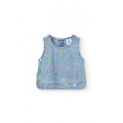 Top Denim Piñas Boboli