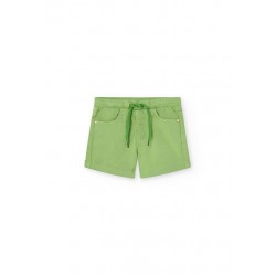 Bermudas Gabardina Verde...