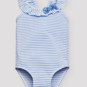 Bañador Bebé Listado Celeste Ysabel Mora