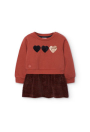 Vestido Corazones Lentejuelas Boboli